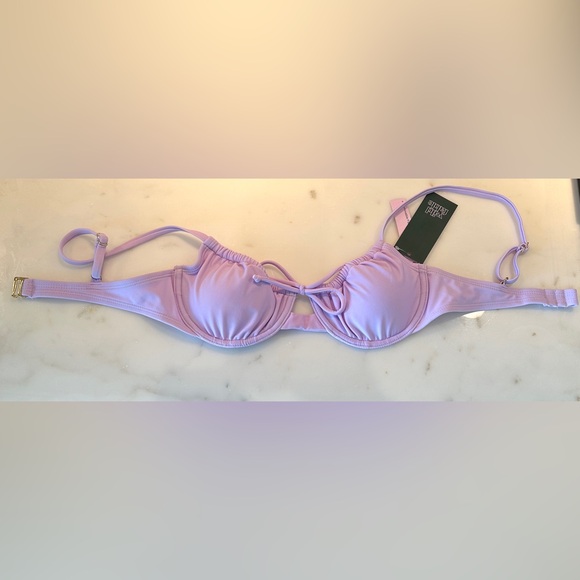 Wild Fable, Women's Shirred Underwire Bikini Top, Light Purple Size XS - Picture 2 of 5